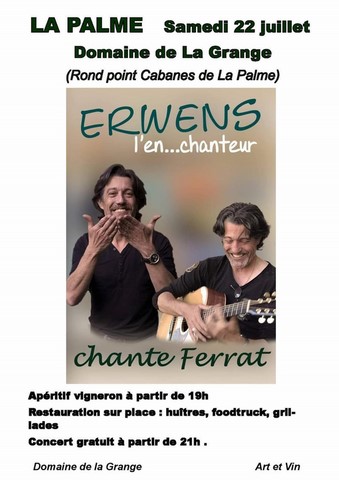 concert Erwens - 22 juillet 2023 - Domaine de la Grange